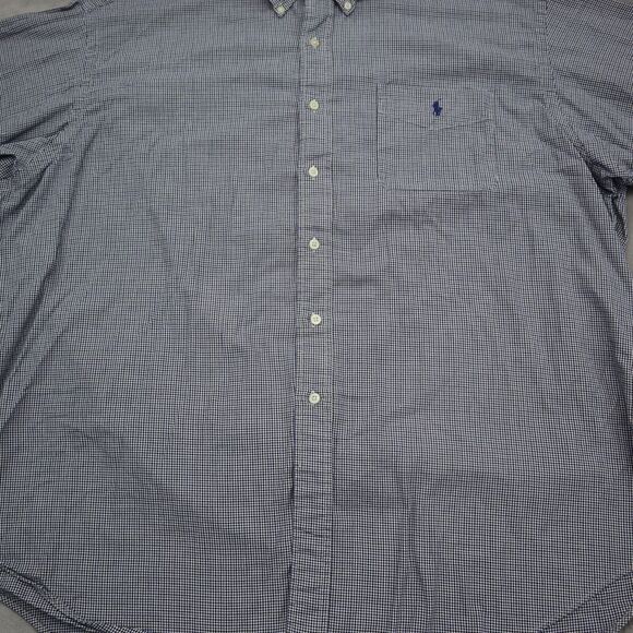 Ralph Lauren Golf Shirt Mens XXL Multicolor Tilden Button Down Long Sleeve - Picture 14 of 16